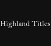 Highland Titles coupon