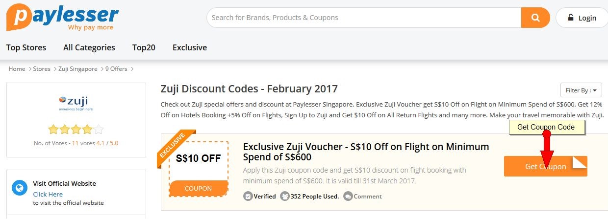 Zuji Discount Code